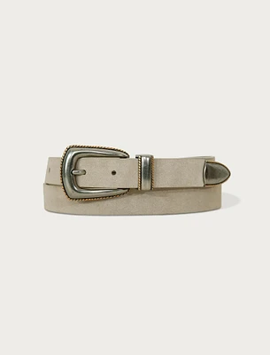 Western Suede Belt