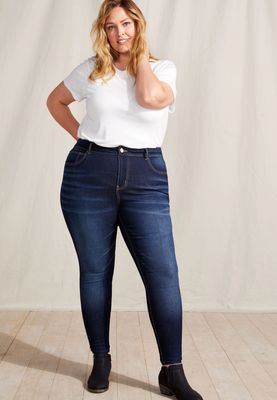 Plus m jeans by maurices™ Everflex™ Super Skinny High Rise Stretch Jean