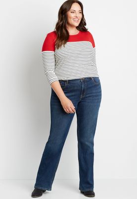 Plus m jeans by maurices™ Classic Slim Boot Curvy High Rise Jean