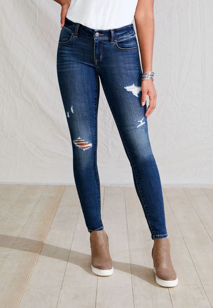 m jeans by maurices™ High Rise Double Button Jegging Made With