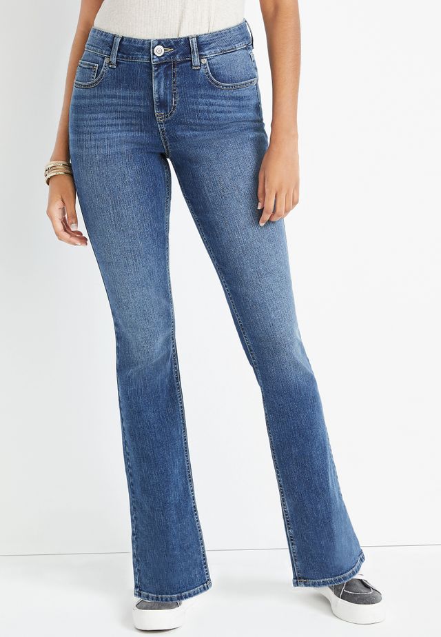 m jeans by maurices™ Everflex™ Mid Fit Mid Rise Slim Boot Jean