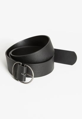 Double Buckle Ring Belt