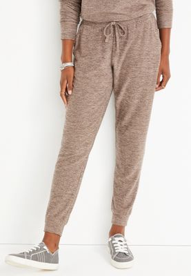 Lakeside Super Soft Heather Brown Jogger