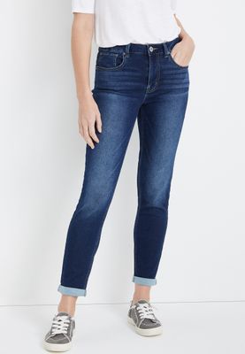 m jeans by maurices™ Super Soft Boyfriend High Rise Jean