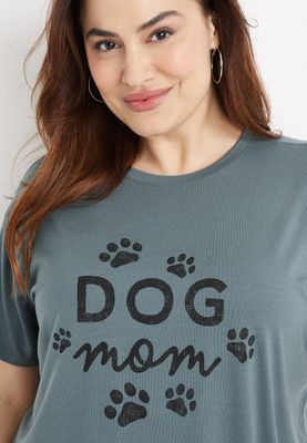 Plus Dog Mom Graphic Tee