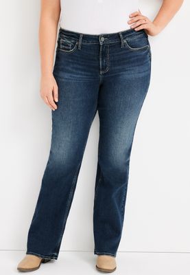 Plus Silver Jeans Co.® Suki Bootcut Curvy Mid Rise Jean
