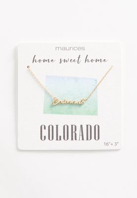 Dainty Gold Colorado Necklace