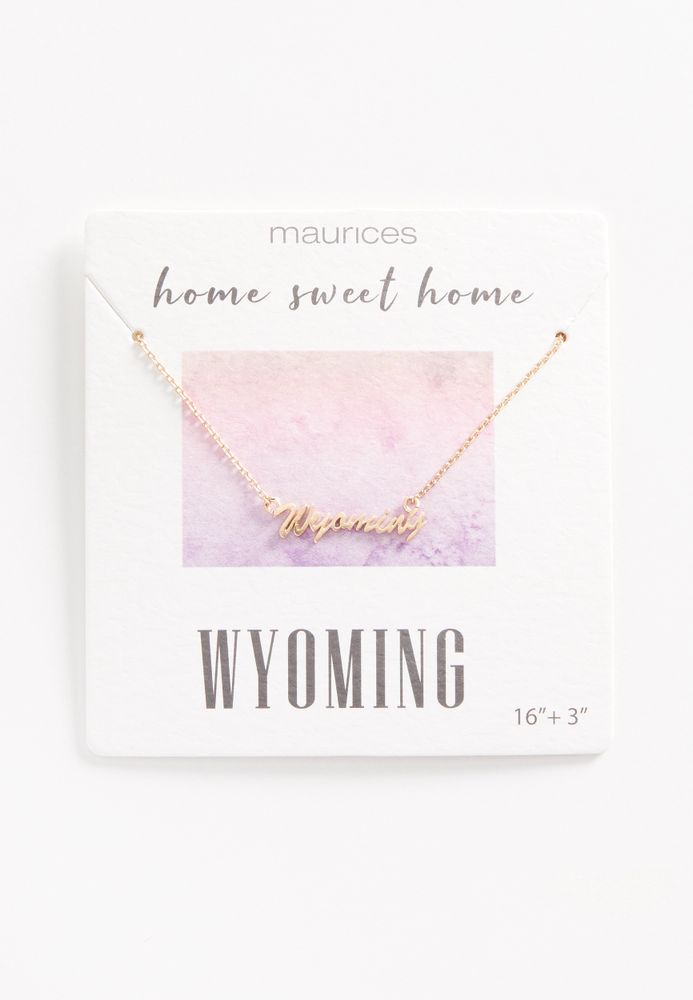 Dainty Gold Wyoming Necklace