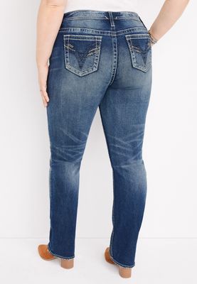 Plus Vigoss® Slim Boot Heritage Mid Rise Jean