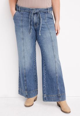 Plus m jeans by maurices™ Wide Leg High Rise Jean
