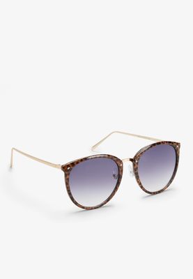 TWELVE™ Leopard Round Sunglasses
