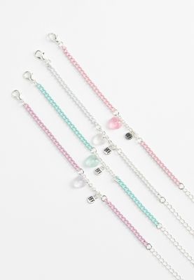 Girls 4 Pack BFF Charm Bracelet Set