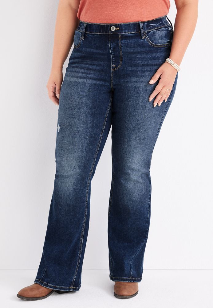 m jeans by maurices™ Curvy High Rise Dark Wash Jegging