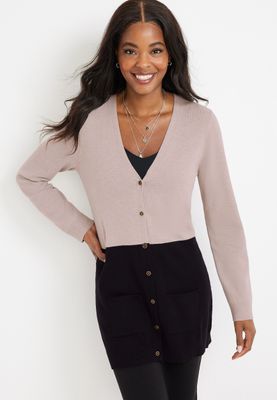 Maurices Colorblock Cardigan 