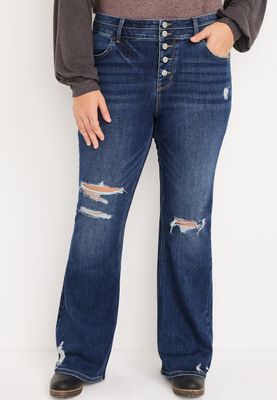 Plus m jeans by maurices™ Cool Comfort Flare Super High Rise Jean
