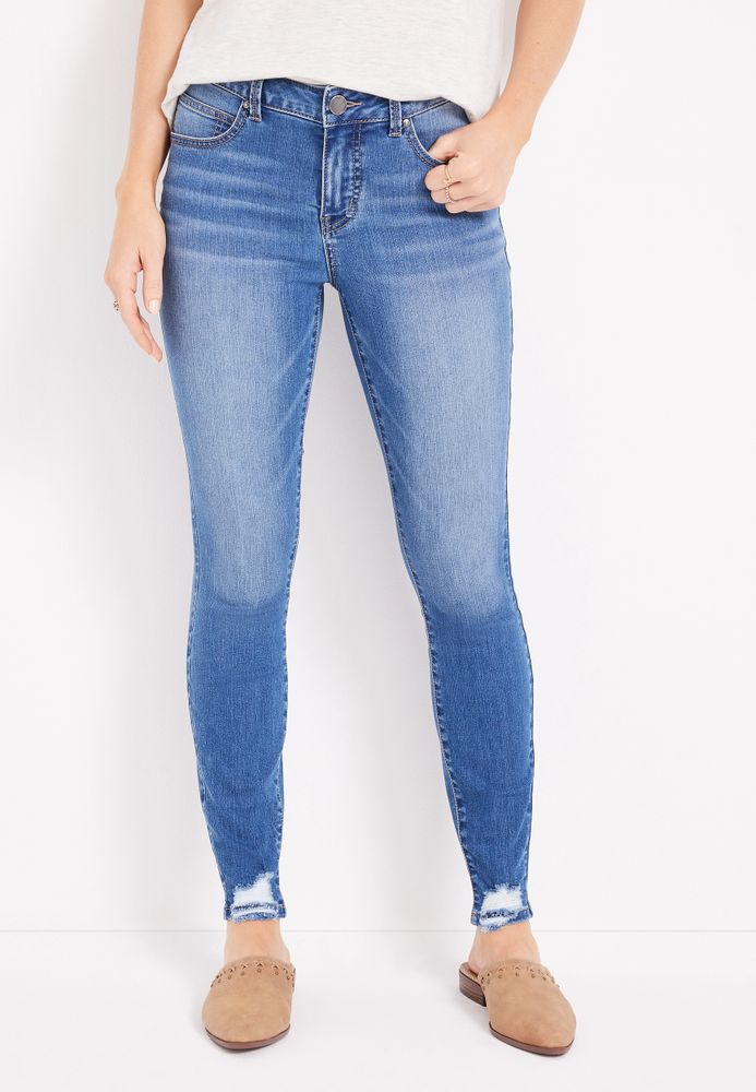 m jeans by maurices™ Everflex™ Super Skinny Curvy High Rise Jean