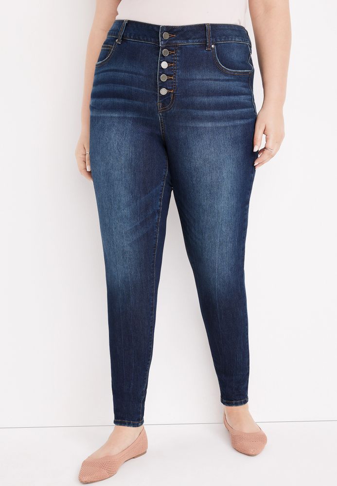 Plus m jeans by maurices™ Everflex™ Super Skinny High Rise Jean