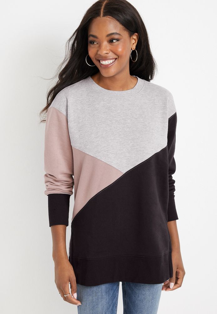 Maurices Colorblock Crew Neck 