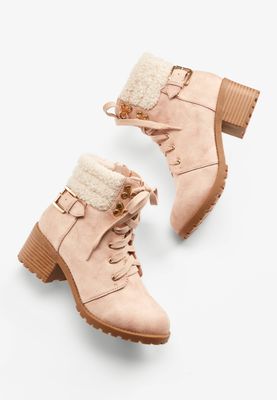 Girls Sherpa Ankle Boot