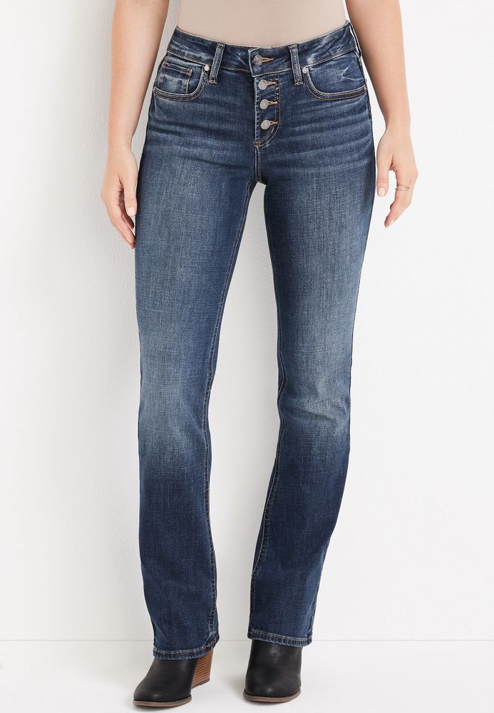 Silver Jeans Co.® Suki Curvy Mid Rise Slim Boot Jean