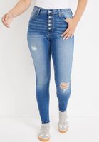 m jeans by maurices™ High Rise Button Fly Jegging
