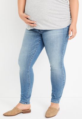 Plus Size m jeans by maurices™ Super Skinny Side Panel Maternity Jean