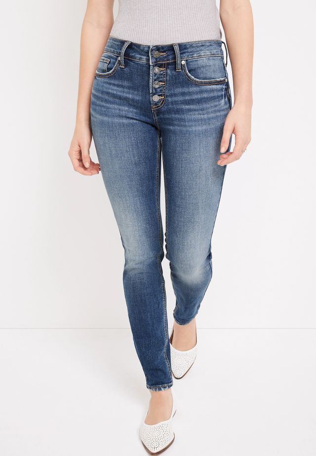 edgely™ Super Skinny High Rise Button Fly Jean