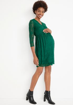 Lace Babydoll Maternity Dress