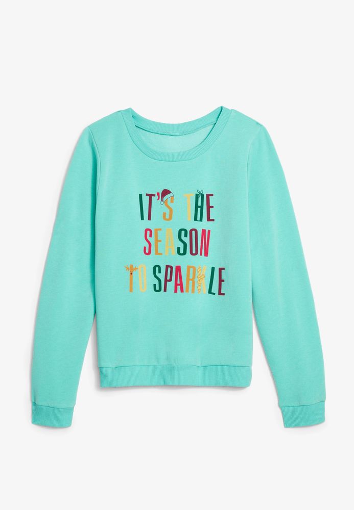 Girls Sparkle Sweatshirt