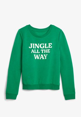 Girls Jingle All The Way Sweatshirt