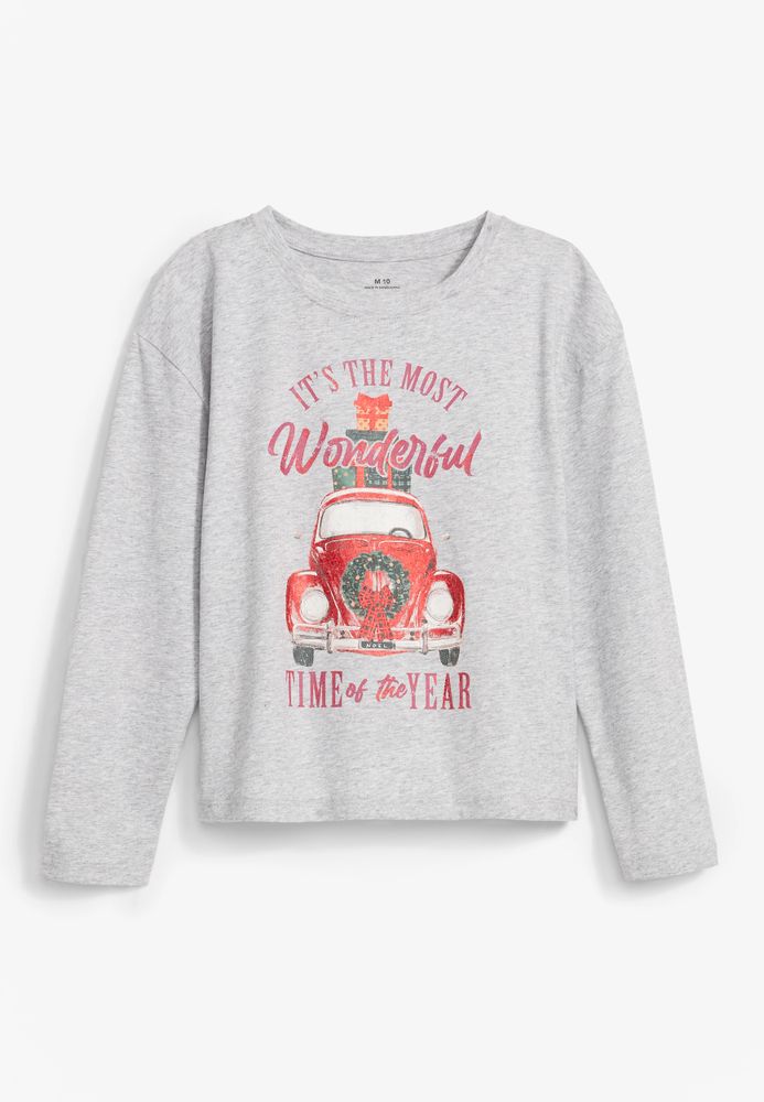 Girls Holiday Truck Sweatshirt