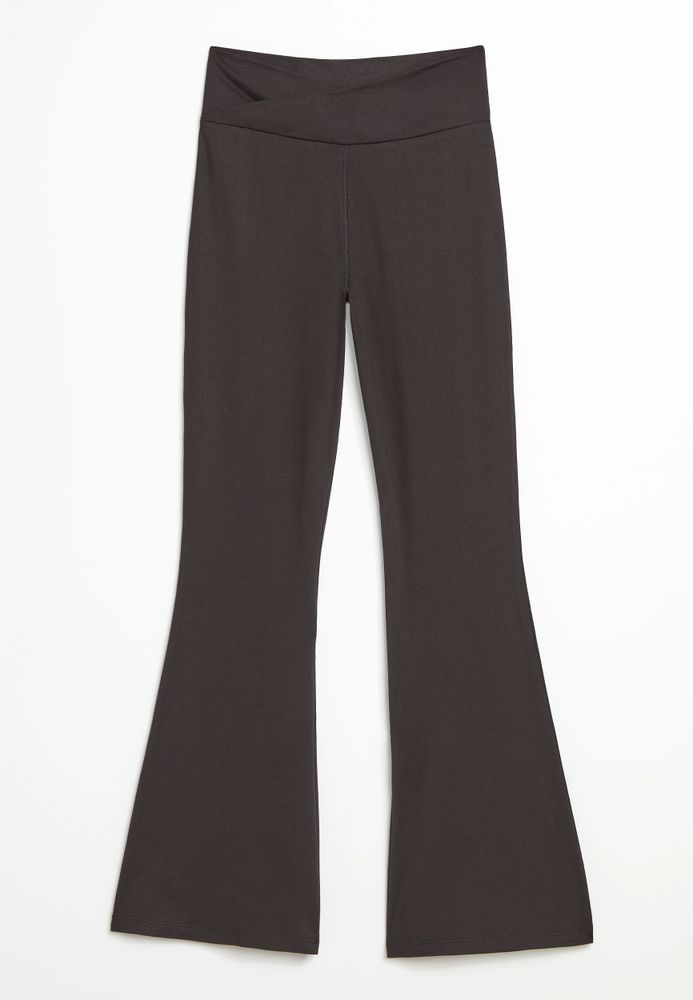 Maurices Girls Flare Crossover Waist Yoga Pant