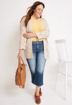 Plus KanCan™ High Rise Crop Flare Jean