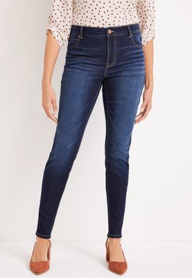 m jeans by maurices™ Everflex™ Mid Fit Rise Dark Wash Jean