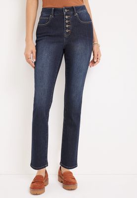 m jeans by maurices™ Everflex™ Slim Straight Ankle High Rise Jean
