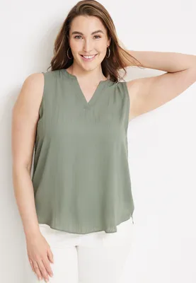 Plus Atwood Textured Tank Top