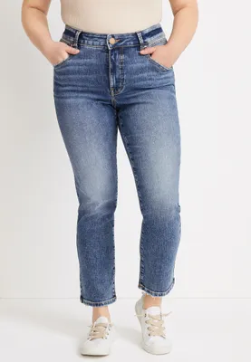 m jeans by maurices™ Everflex™ Slim Straight Mid Fit Mid Rise Ankle Jean