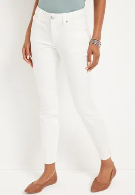 m jeans by maurices™ Skinny Mid Rise Side Slit Ankle Jegging