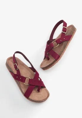Violet Footbed Sandal