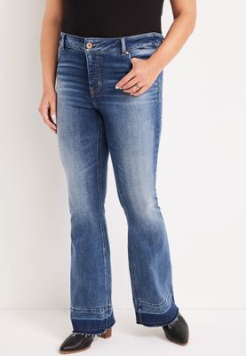 Plus edgely™ Flare Mid Fit Rise Jean