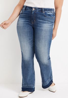 Plus edgely™ Flare High Rise Jean