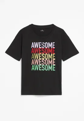 Girls Awesome Graphic Tee