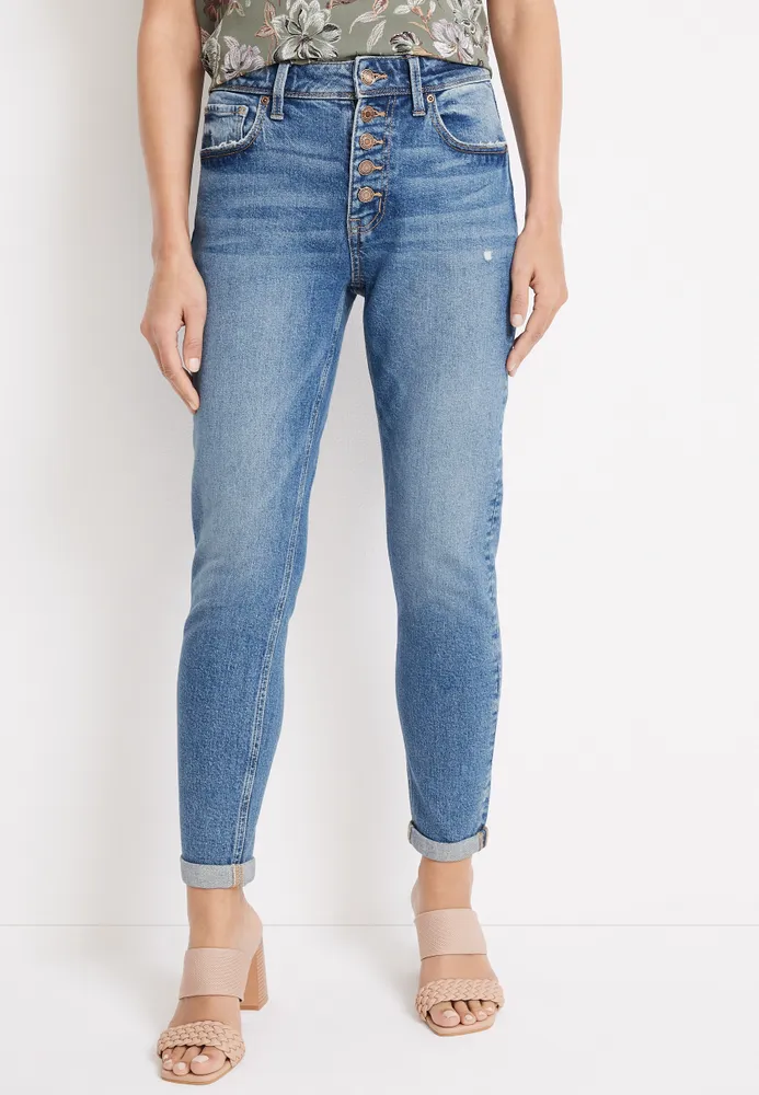 Maurices M jeans by maurices™ Tapered High Rise Button Fly Jean