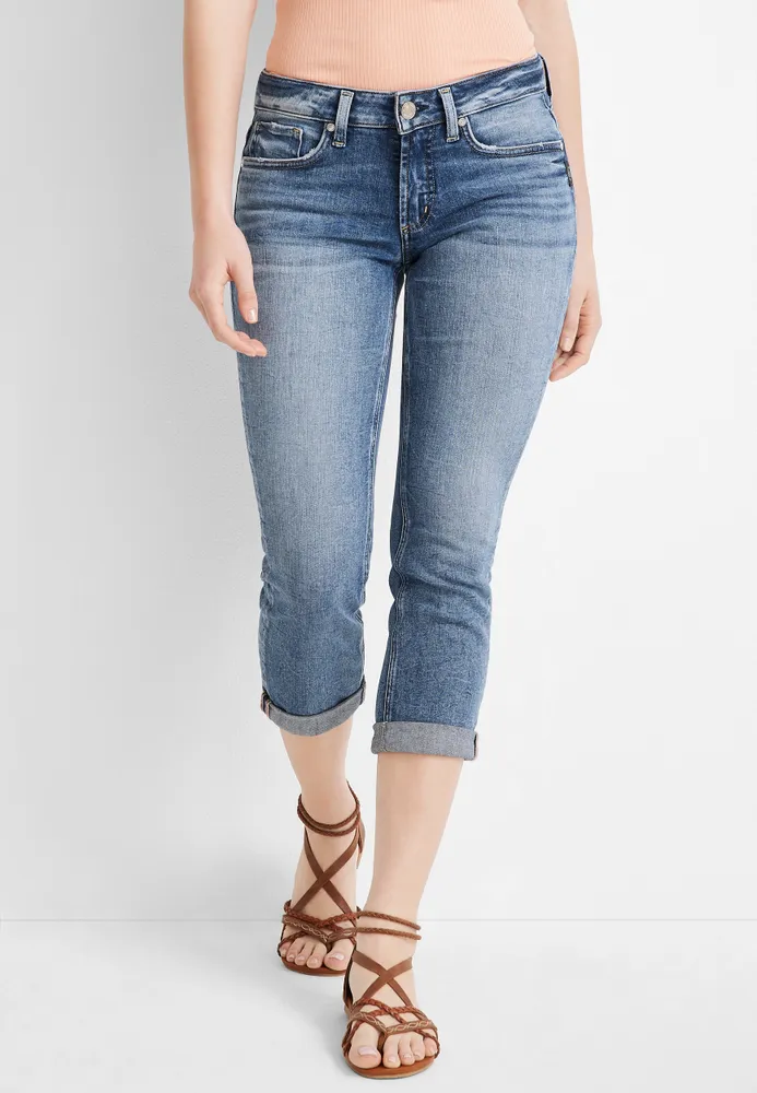 Silver Jeans Co.® Britt Curvy Low Rise Capri