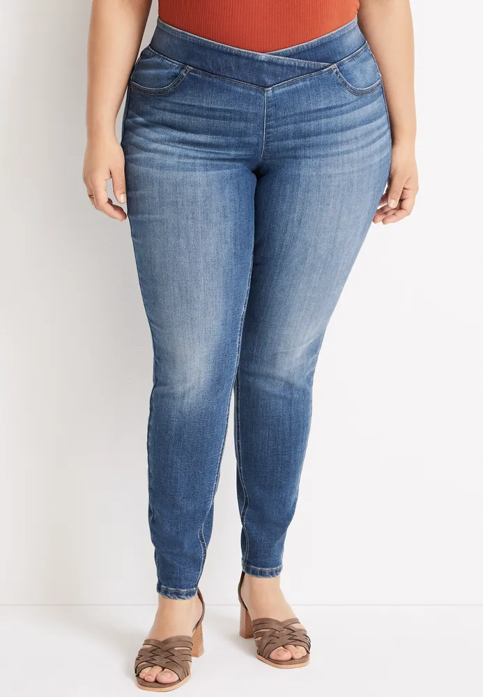 m jeans by maurices™ Cool Comfort Pull On Super High Rise Jegging