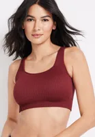 True Stretch Seamless Wide Ribbed Bralette