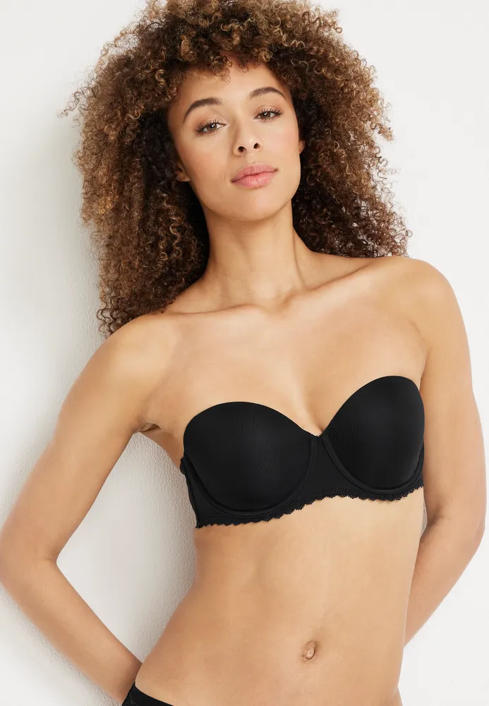 Maurices SmoothBliss Lace Trim Strapless Bra