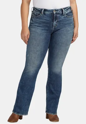 Plus Silver Jeans Co.® Suki Bootcut Curvy Mid Rise Jean