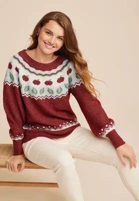 Apple Fair Isle Sweater