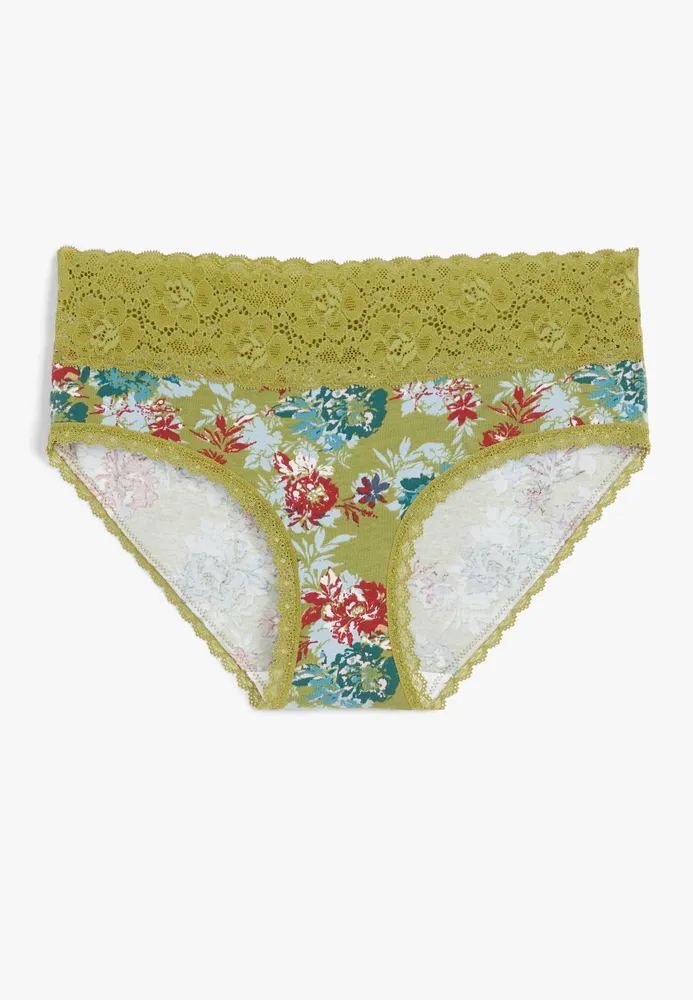 Hipster Style Panties With Flower Print. Comfortable Cotton Panties. Cotton  Underwear. Handmade Custom Order. -  Canada